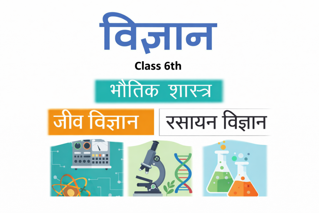 Class 6th Science Notes with NCERT Solutions (Hindi Medium) | PDF & MS Word