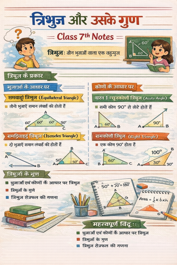 त्रिभुज और उसके गुण