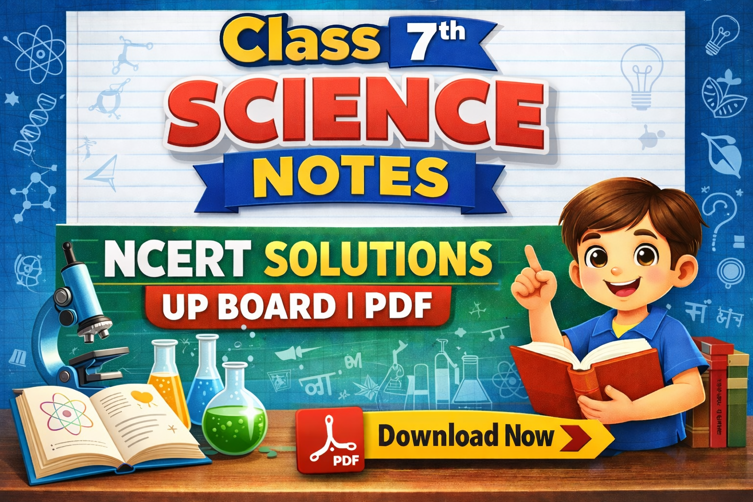Class 7th Science Notes With NCERT Solutions UP Board | PDF
