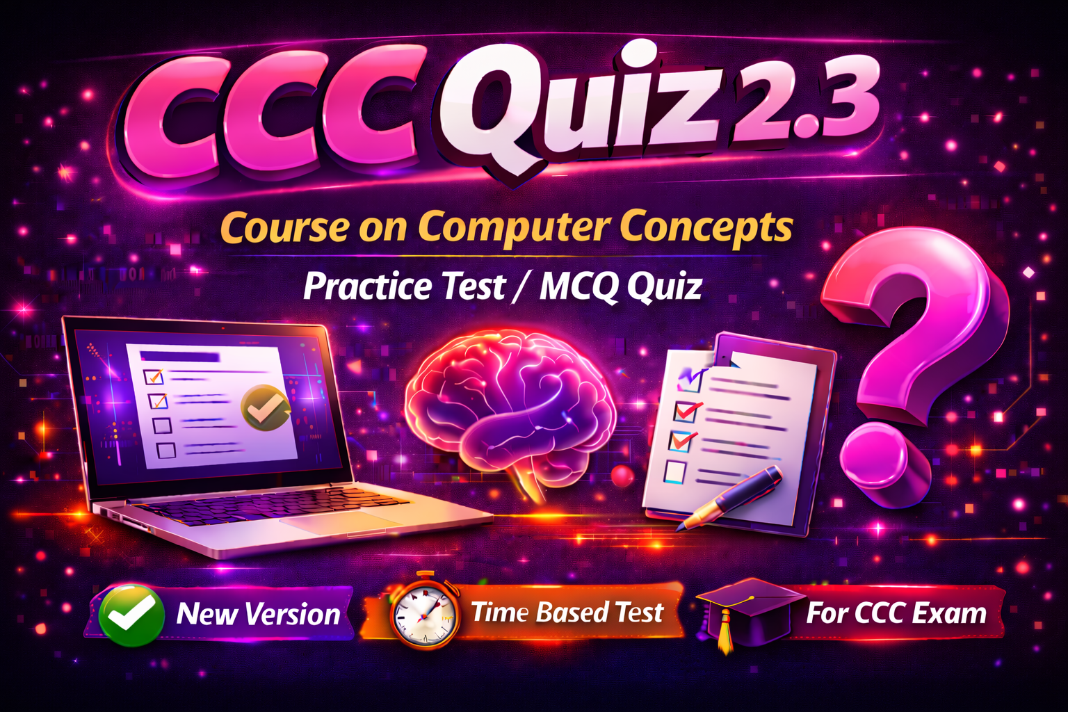 Course on Computer Concepts (CCC) Quiz 2.3
