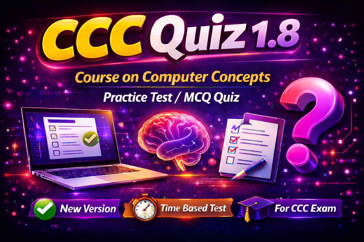 Course on Computer Concepts (CCC) Quiz 1.8