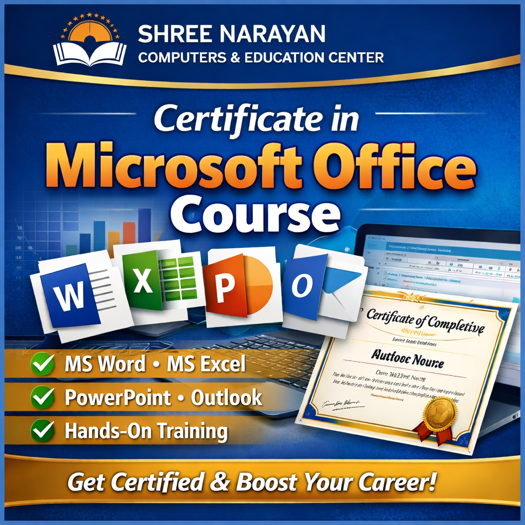 Certificate in Microsoft Office: Full Course Details
