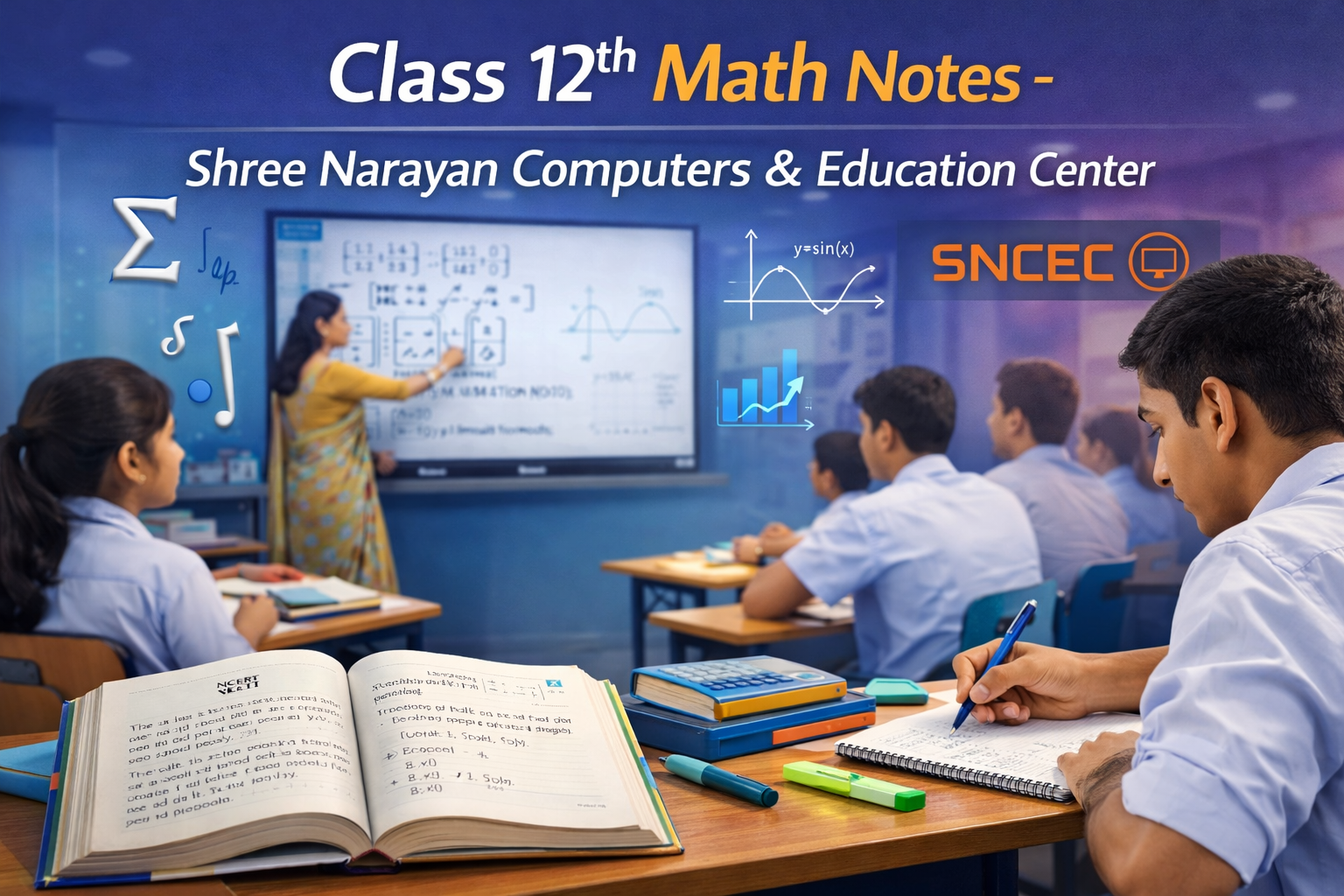 Class 12th Math - Commerce Notes With NCERT Solutions UP Board | PDF