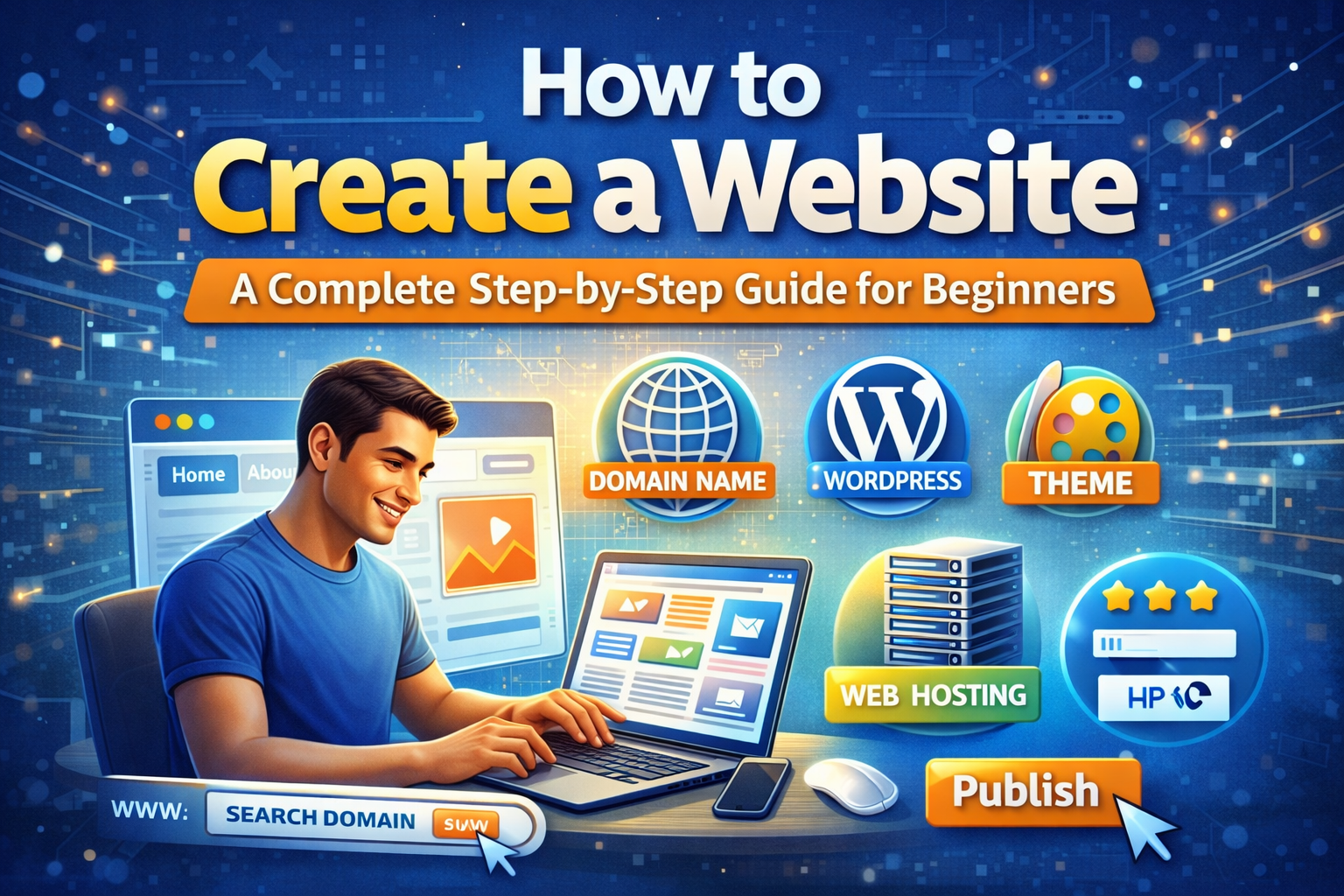 How to Create a Website A Complete Step-by-Step Guide for Beginners