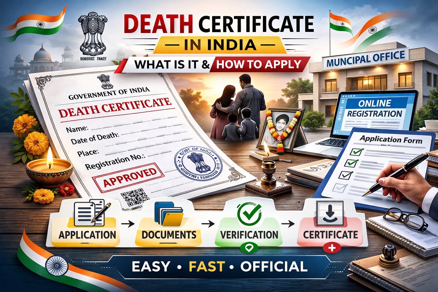 मृत्यु प्रमाण पत्र क्या है, इसका क्या काम है और इसे कैसे बनवाएं