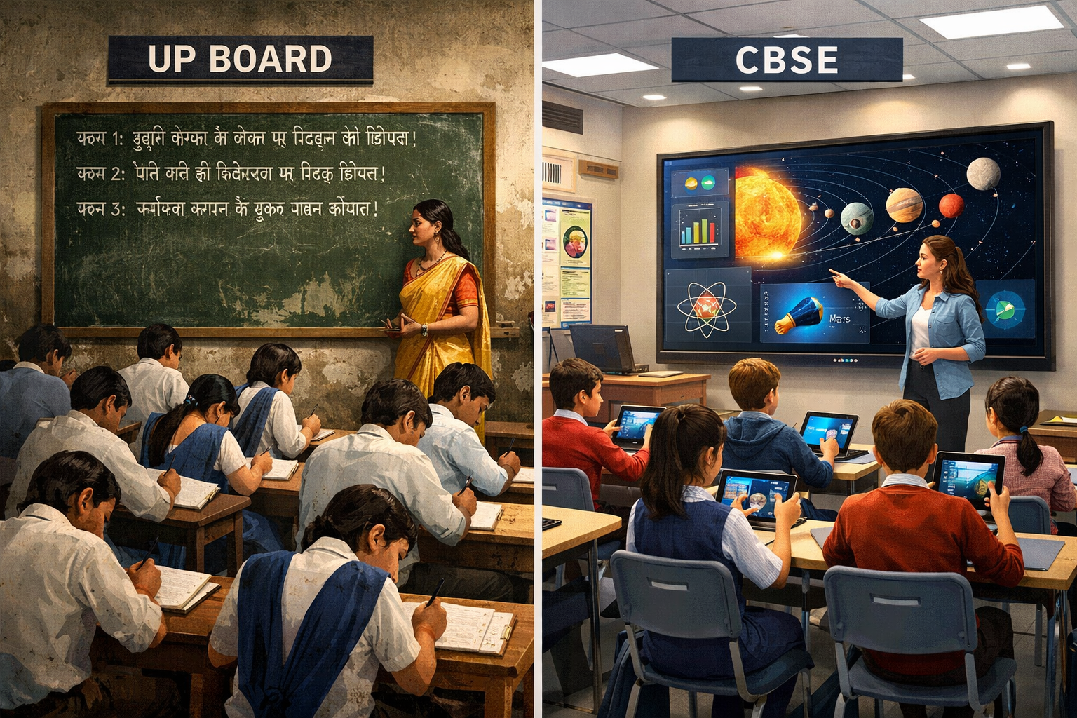 UP Board vs CBSE Board