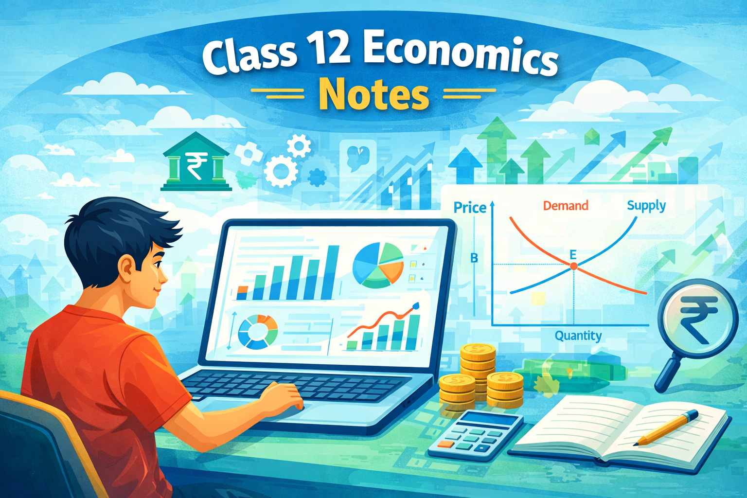 Class 12th अर्थशास्त्र (Economics) - Humanities Notes With NCERT Solutions UP Board | PDF