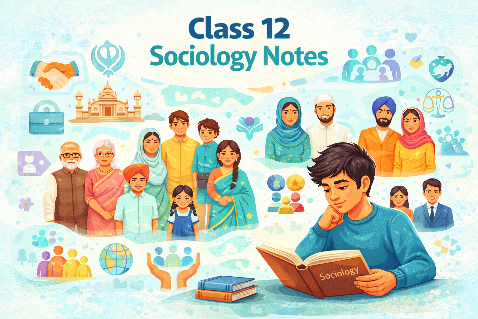 Class 12th समाजशास्त्र (Sociology) - Humanities Notes With NCERT Solutions UP Board | PDF