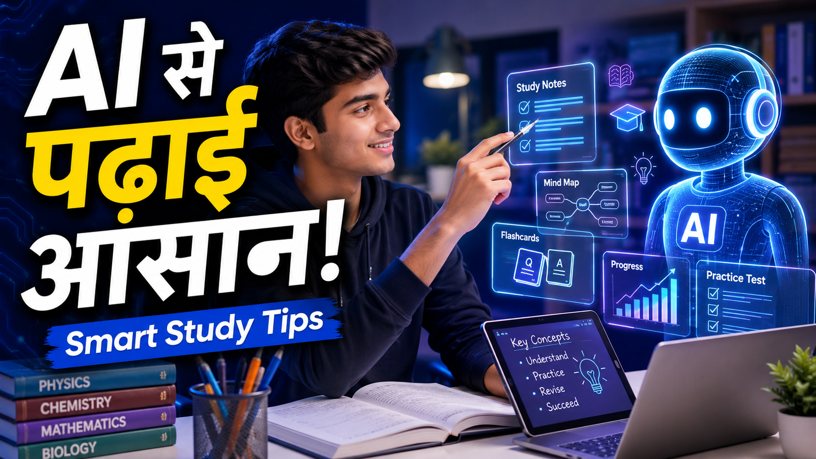 AI की मदद से पढ़ाई कैसे आसान बनाएं? |