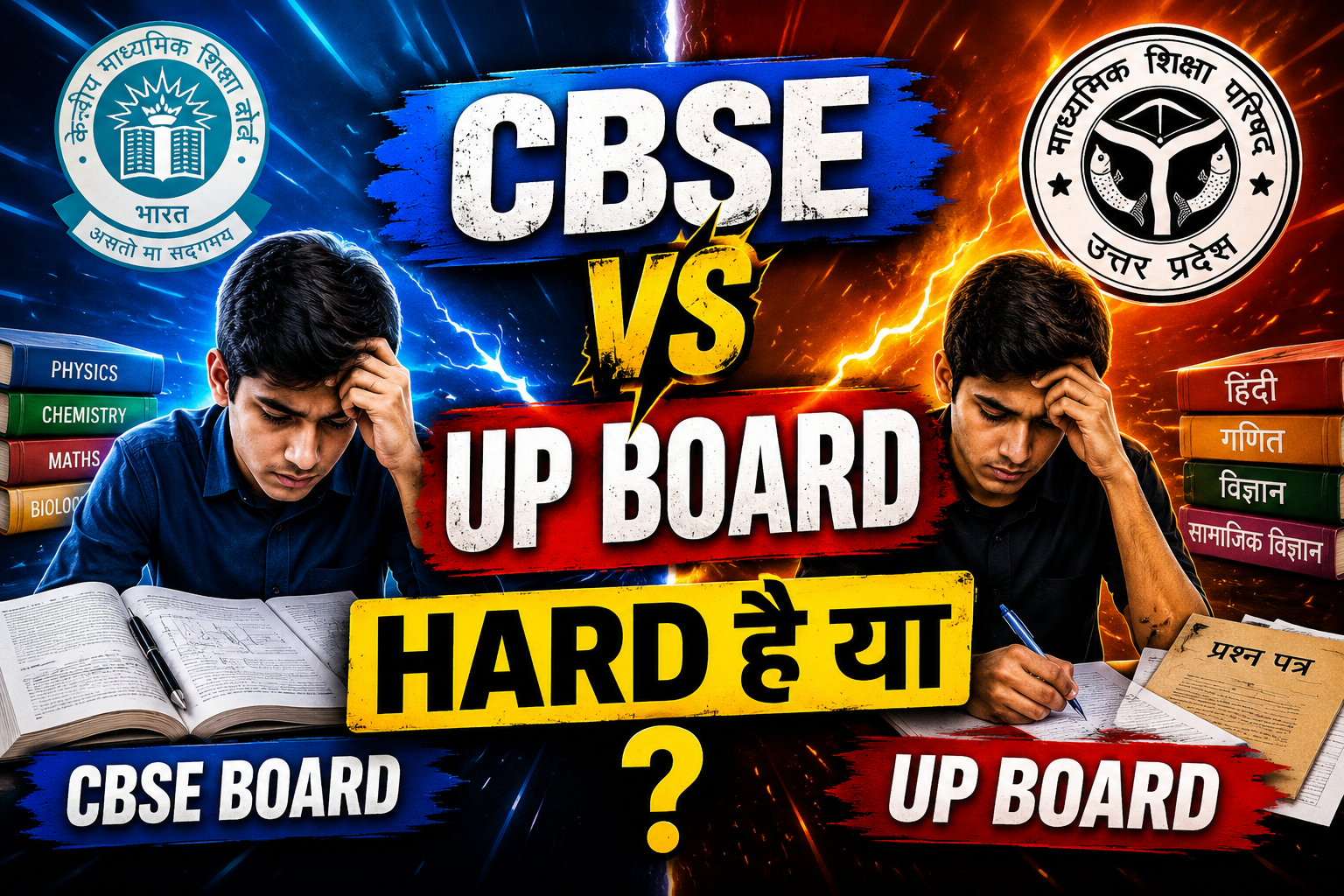 CBSE Board hard hai ya UP Board