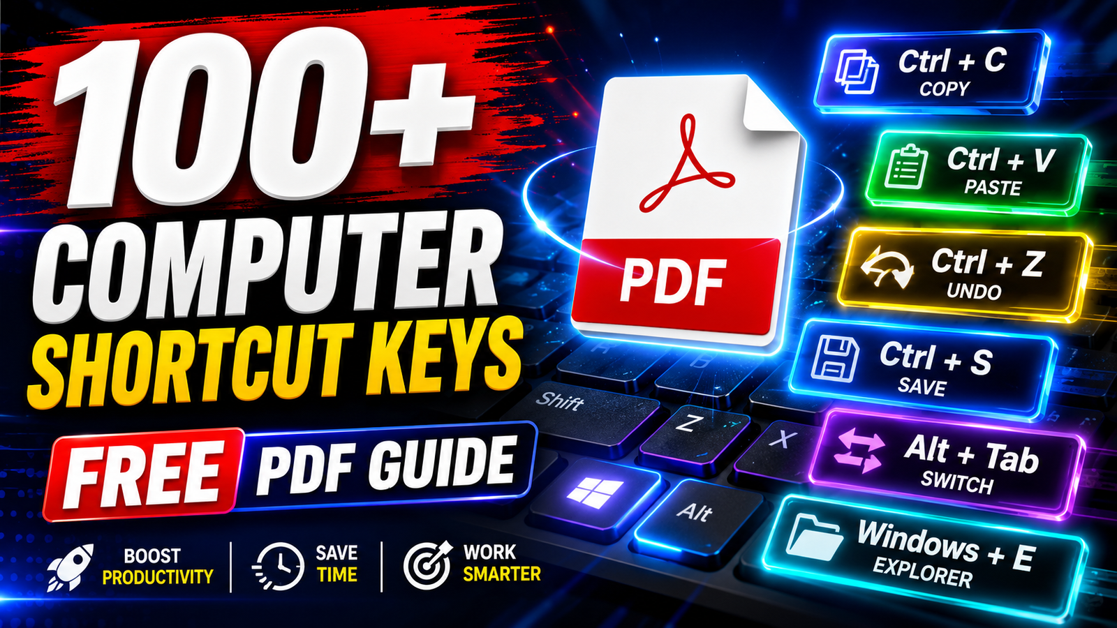 Computer Shortcut Keys PDF Guide