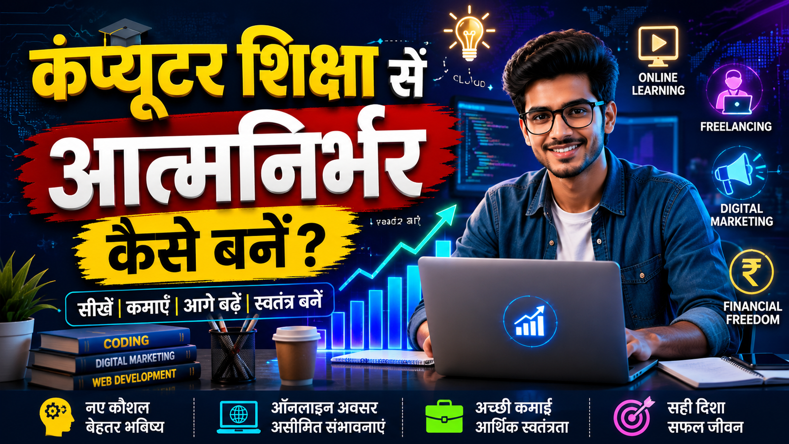कंप्यूटर शिक्षा से आत्मनिर्भर कैसे बनें?