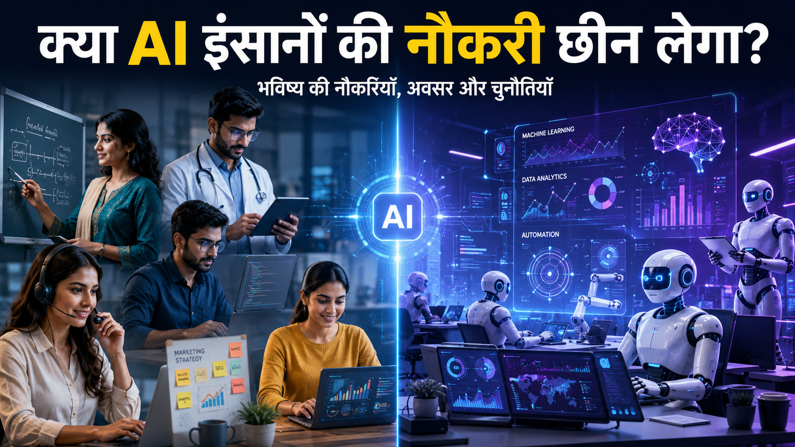 क्या AI इंसानों की नौकरी छीन लेगा?