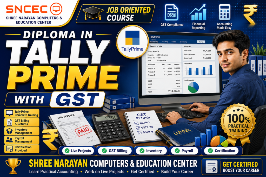 Diploma in Tally Prime with GST