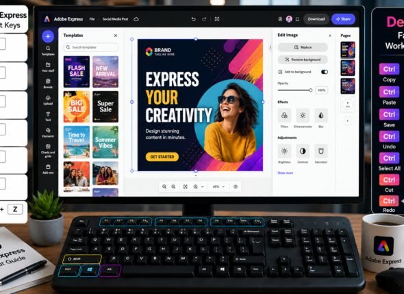 Adobe Express Shortcut Keys – Complete Practical Guide