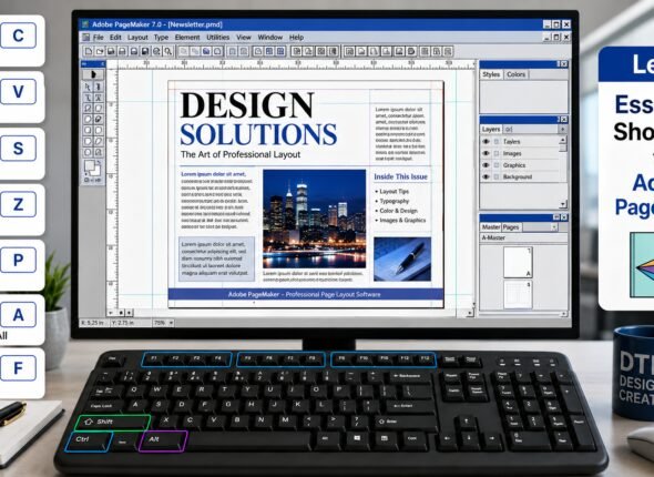 Adobe PageMaker Shortcut Keys – Complete Practical Guide
