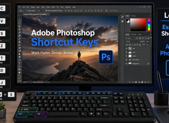 Adobe Photoshop Shortcut Keys – Complete Practical Guide