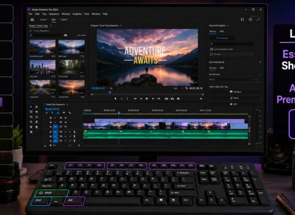 Adobe Premiere Pro Shortcut Keys – Complete Practical Guide