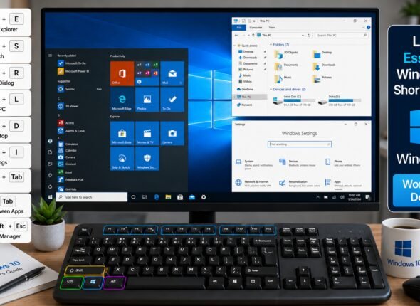 Microsoft Windows 10 Shortcut Keys – Complete Practical Guide