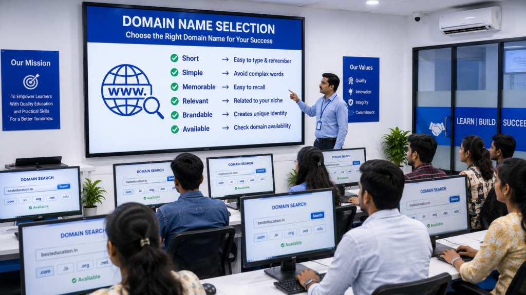 Domain Name Selection — सही Domain Name कैसे चुनें?