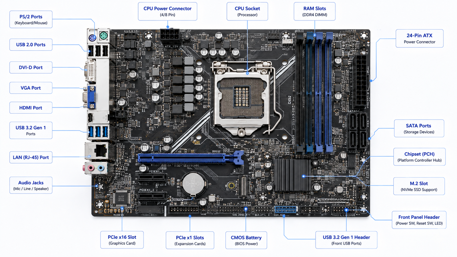 Motherboard and Internal Components