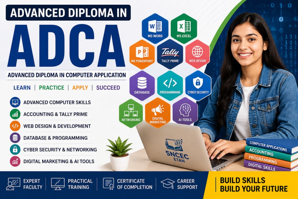 Advanced Diploma in Computer Application (ADCA)