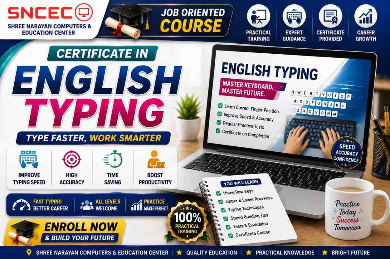 Certificate in English Typing