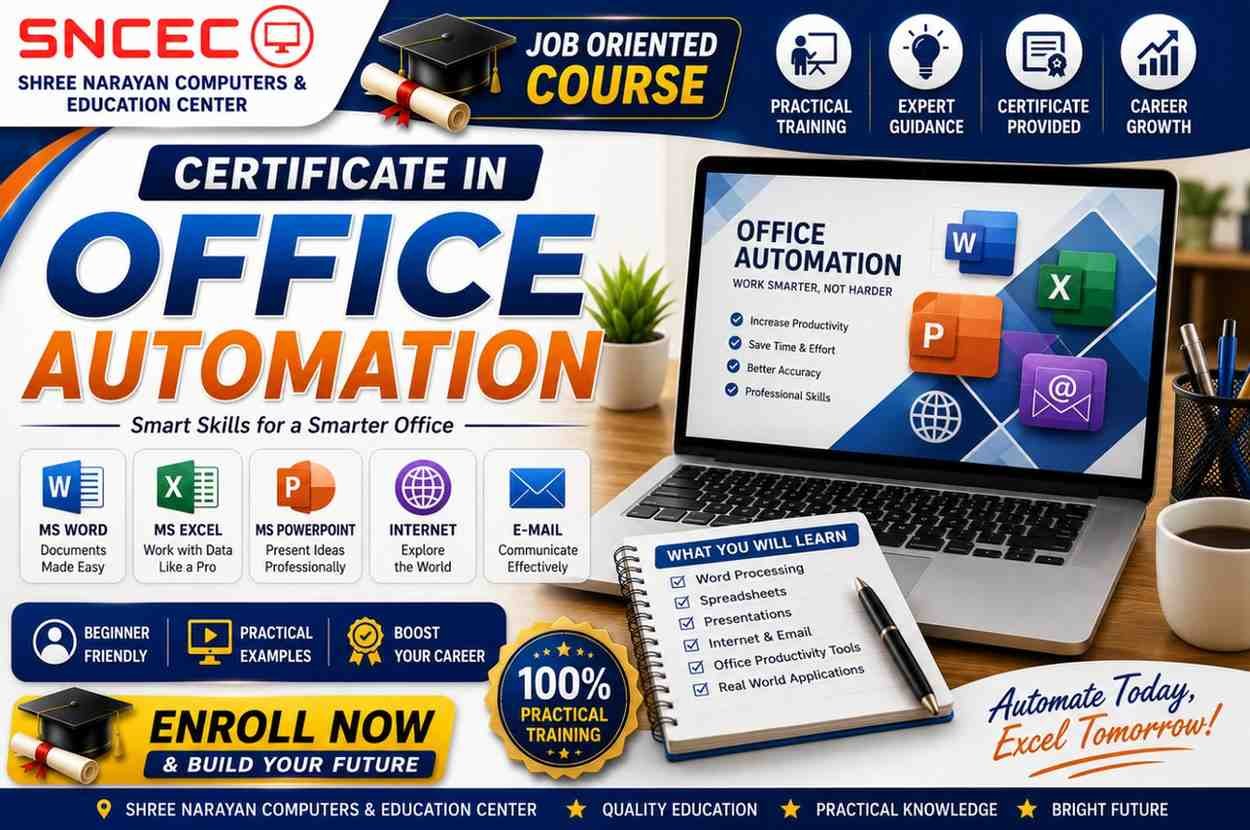 Certificate in Office Automation