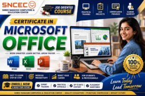 Certificate in Microsoft Office
