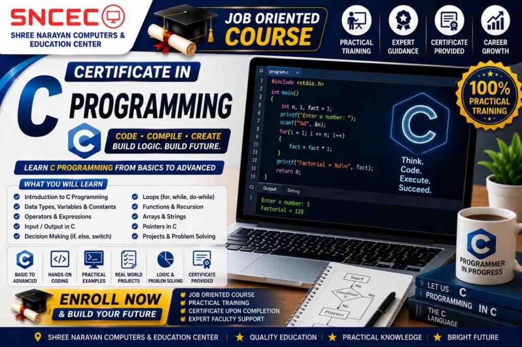 Certificate in C Programming