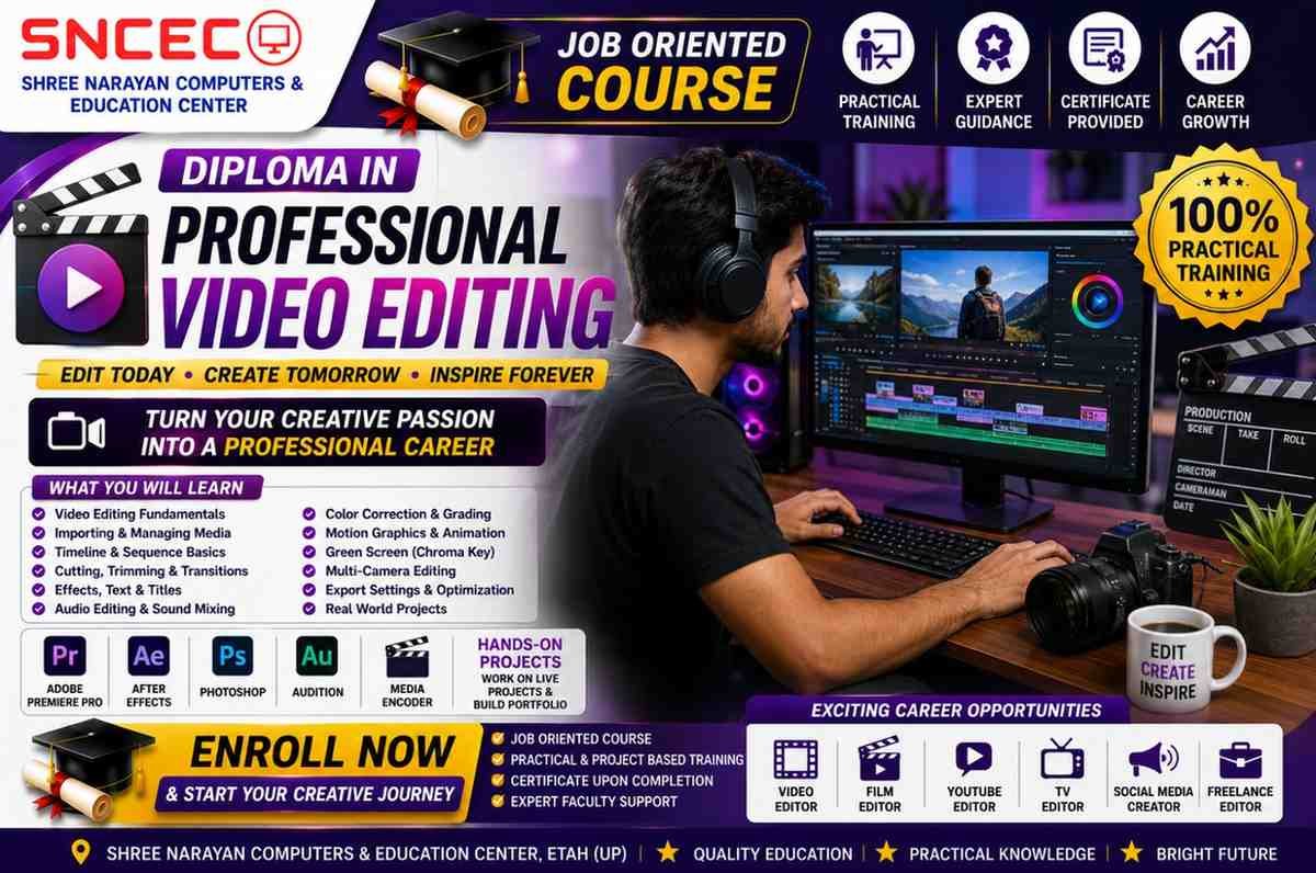 Diploma in Professional Video Editing