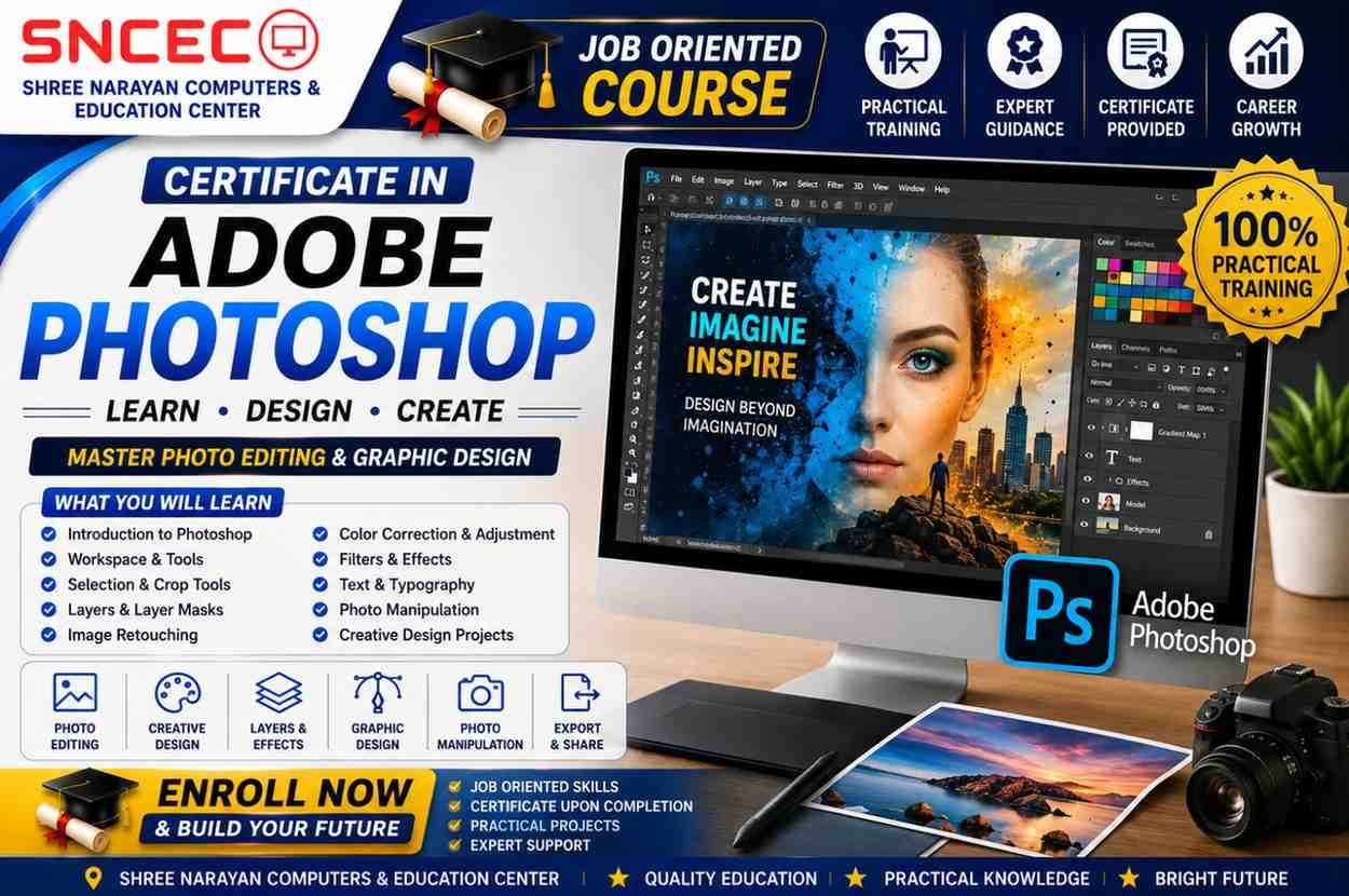 Certificate in Adobe Photoshop