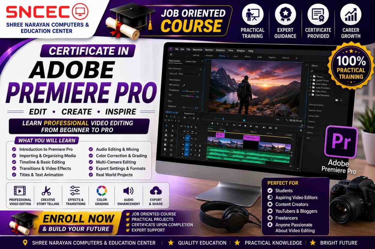 Certificate in Adobe Premiere Pro