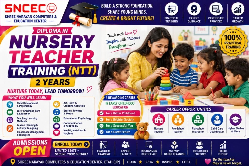 Nursery Teacher Training (NTT) – 2 Years