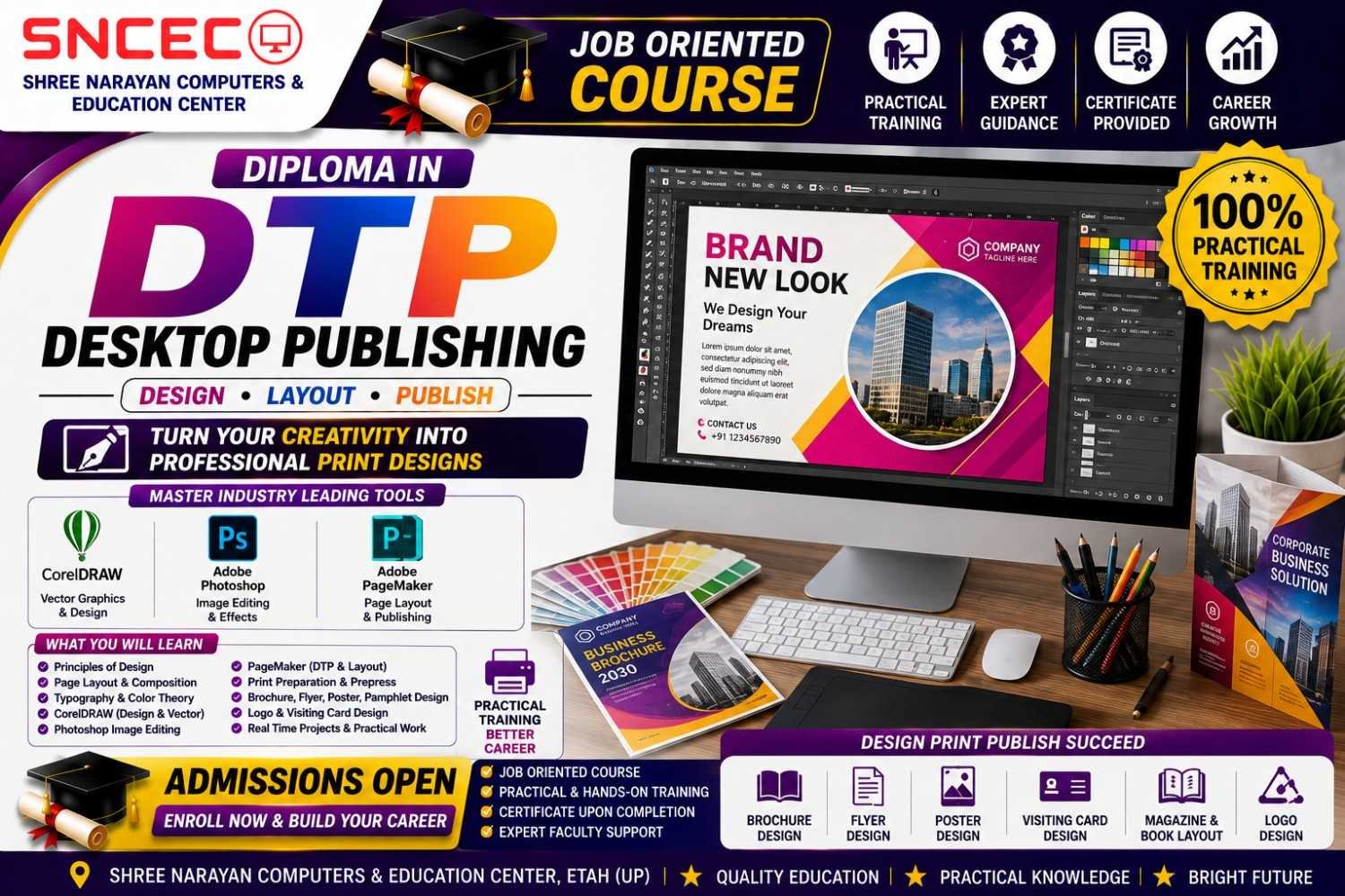Diploma in Desktop Publishing (DTP)