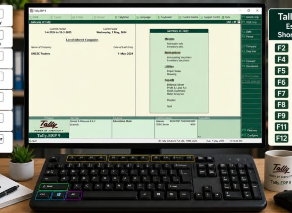 Tally ERP 9 Shortcut Keys – Complete Practical Guide